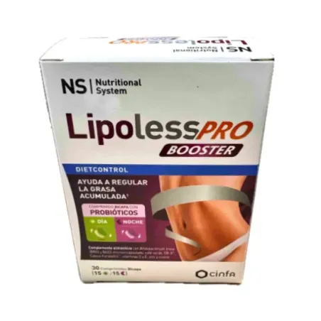 NS Dietcontrol Lipoless Pro Booster 30 comprimidos Bicapa| BelliFarma