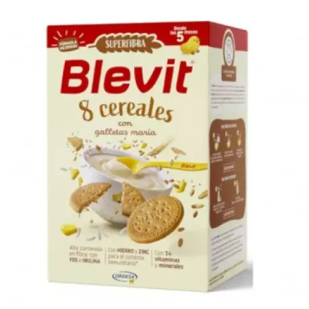 Blevit SF 8 cereales galleta, 500gr| BelliFarma