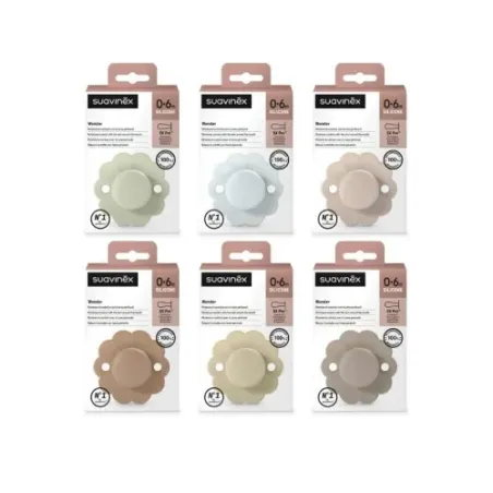Suavinex Chupete Wonder 0-6m Silicona Soft Color| BelliFarma