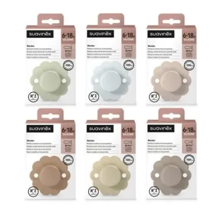 Suavinex Chupete Wonder 6-18m Silicona Soft Color| BelliFarma