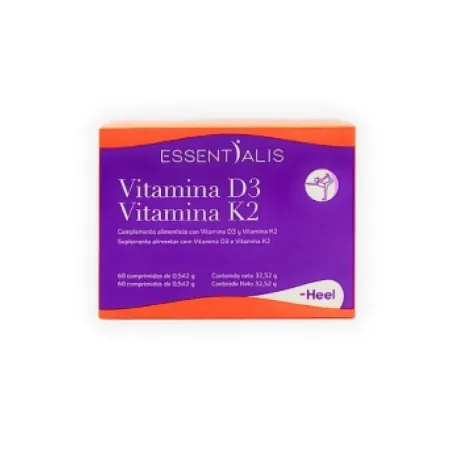 Essentialis Vitamina D3 Vitamina K2, 60 comprimidos| BelliFarma