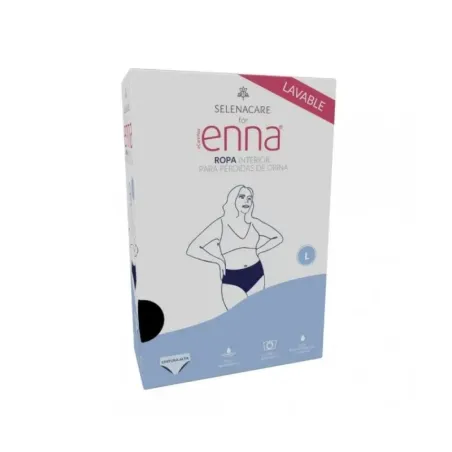 Enna Braga Perdida de Orina Clasico Color Negro, Talla L| BelliFarma
