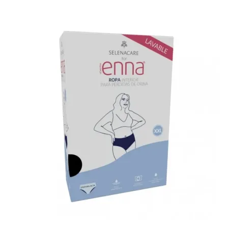 Enna Braga Perdida de Orina Clasico Color Negro, Talla XXL| BelliFarma