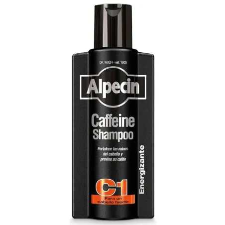 Alpecin C1 Caffeine Champu Anticaida Black Edition, 375ml| BelliFarma
