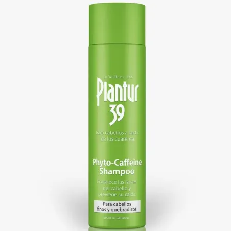 Plantur 39 Phyto-Caffeine Champu Anticaida Champu Anticaida Cabellos Finos, 250 ml| BelliFarma