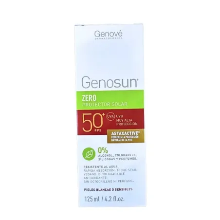 Genosun Zero FPS 50+ Protector Solar 1 Tubo 125 Ml| BelliFarma