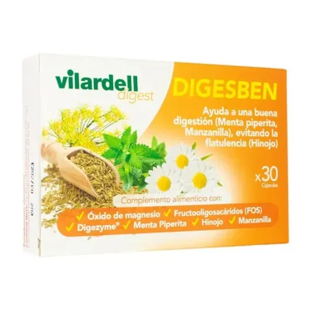 Vilardell Digest Digesben, 30 capsulas| BelliFarma