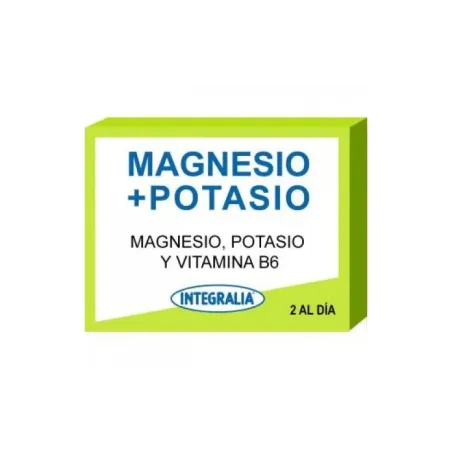 Integralia Magnesio + Potasio, 60 cápsulas| BelliFarma