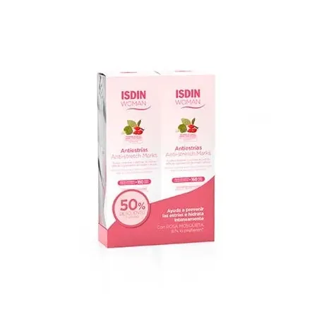 Isdin Woman Antiestrías DUPLO, 2x250 ml| BelliFarma