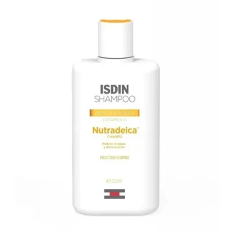 Isdin Nutradeica champú anticaspa seca, 200 ml| BelliFarma