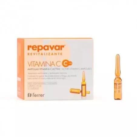 Ferrer Repavar revitalizante vitamina C, 20 ampollas| BelliFarma