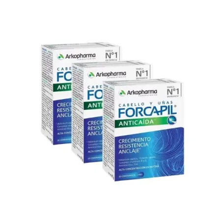 Arkopharma Forcapil Anticaída, 2+1 mes de regalo. 90 comprimidos| BelliFarma