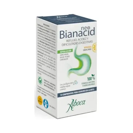 Neobianacid Sabor Limón, 14 comprimidos | BelliFarma