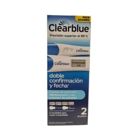 Clearblue Test Embarazo Ultratemprana + Indicador Semanas 2ud | BelliFarma
