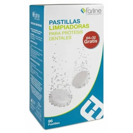Farline Pastillas Limpiadoras, 96 unidades | BelliFarma