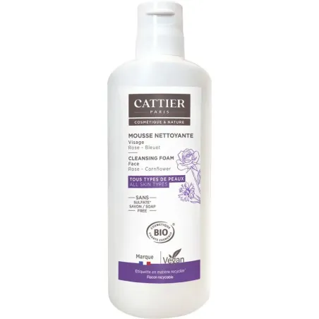 Cattier Espuma limpiador facial, 150ml | BelliFarma